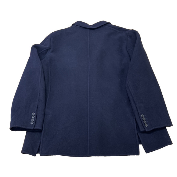 J Crew Blazer Wool Unstructured Sport Coat Jacket Casual Blue Size XL Preppy - Picture 2 of 16